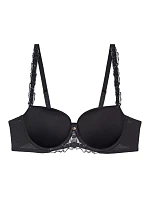 Dámska podprsenka Wild Azalea Florale WHP - BLACK - black 0004 - TRIUMPH