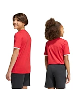 Adidas Detské tričko Entrada 26 Tee červená JZ6674