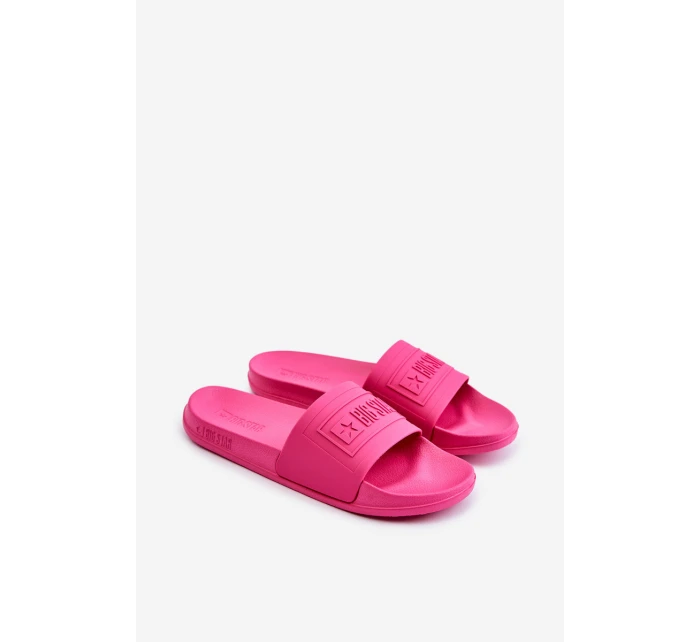 Lekkie Klapki Damskie Big Star OO274037 Fuksja