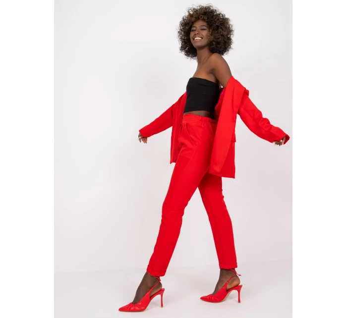 DHJ kalhoty SP model 17116717 červená - FPrice