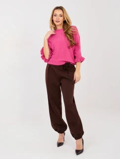 Sweter MI SW model 21937214 ciemny różowy - FPrice