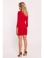 M796 Oblek s golierom - červený M796 Oblek s golierom - červený