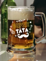 SUPER TÁTA - pivní sklenice 0,5 l