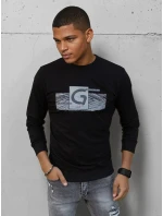 Pánská mikina s potiskem černá Dstreet model 21966106 - FashionStreet