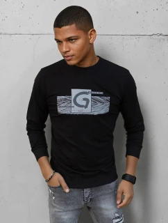 Pánská mikina s potiskem černá Dstreet model 21966106 - FashionStreet