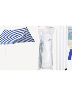 Stan so slnečnou strieškou a tyčami 3X1,7M MODRÝ