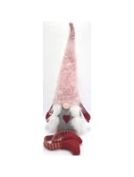 DÁMA ŠKRIATOK S HUŇATÝM KLOBÚKOM 45+36CM