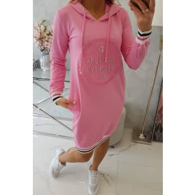 Svetloružové šaty Brooklyn