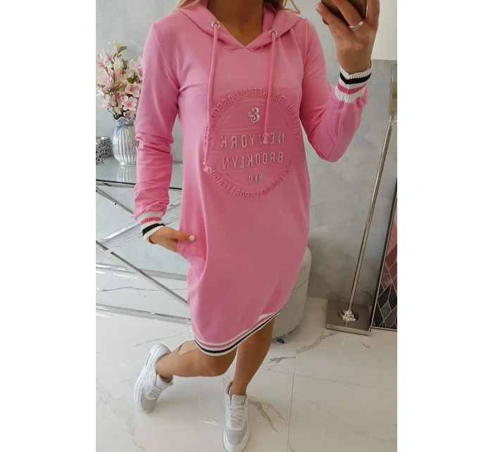 Svetloružové šaty Brooklyn