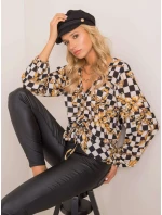 Blúzka DHJ BZ 12283.94P čiernobiely Blúzka DHJ BZ 12283.94P čiernobiely