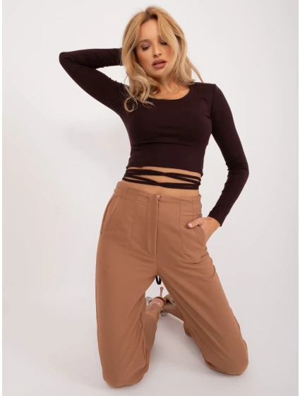 Bluzka EM BZ model 21156233 ciemny brązowy - FPrice