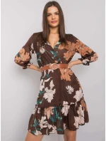 Šaty LC SK 22K model 16283452 hnědá - FPrice Šaty LC SK 22K model 16283452 hnědá - FPrice