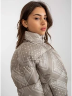 Dámska bunda NM KR P22 6631 98P tmavo lila