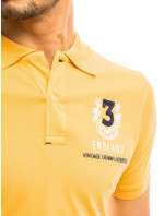 Pánske žlté polo tričko Dstreet PX0358