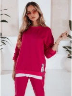 Dámska tepláková súprava TORONTO fuchsiová FashionStreet AY0955 Dámska tepláková súprava TORONTO fuchsiová FashionStreet AY0955