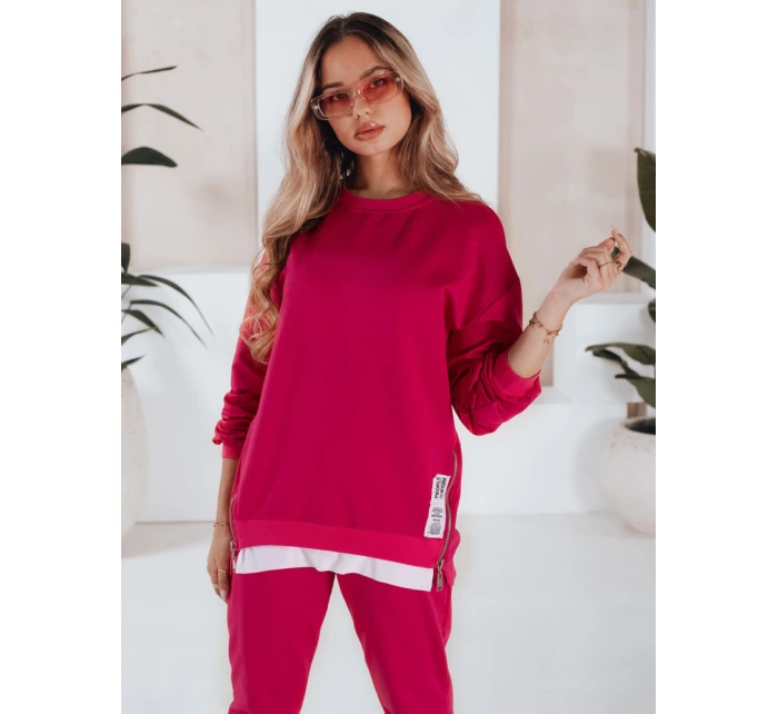 Dámska tepláková súprava TORONTO fuchsiová FashionStreet AY0955 Dámska tepláková súprava TORONTO fuchsiová FashionStreet AY0955