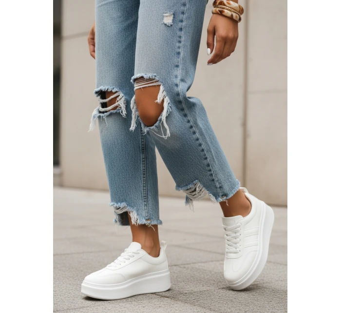 Dámske biele tenisky FashionStreet ZY1376