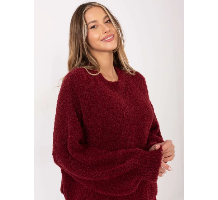 Sweter CH SW model 21782335 bordowy - FPrice