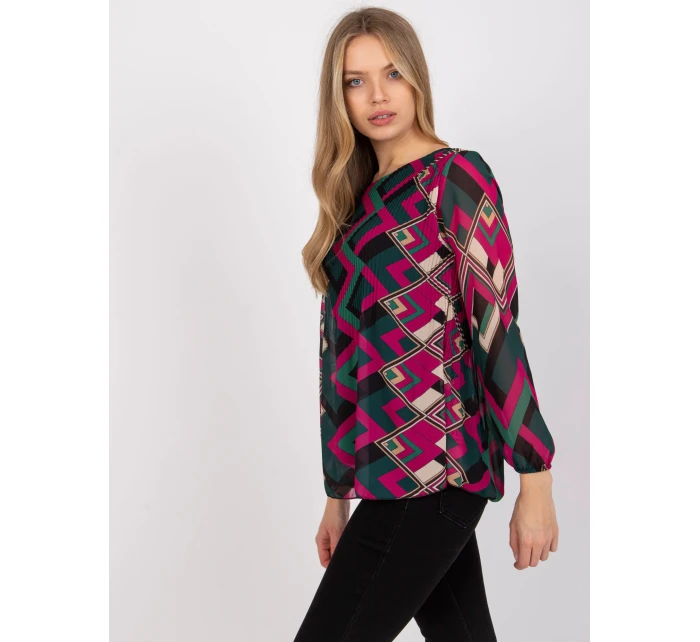 Halenka DHJ BZ tmavě zelená model 17356202 - FPrice Halenka DHJ BZ tmavě zelená model 17356202 - FPrice