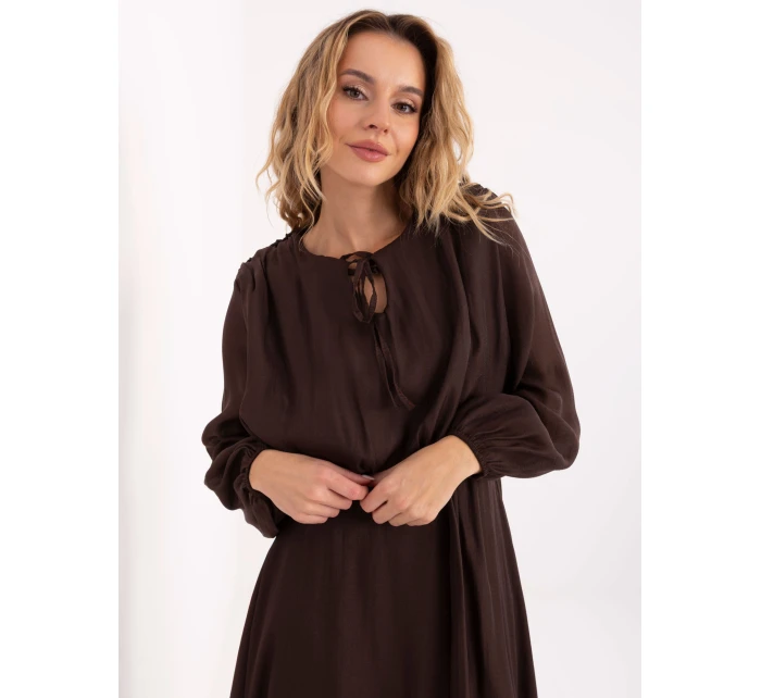 Šaty MI SK 27580.02 tmavohnedé