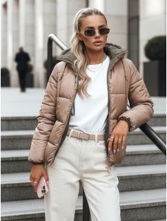 Dámská oboustranná péřová bunda VICTORIA zlatá Dstreet model 21969979 - FashionStreet