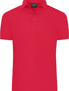 Daiber JN 1302 Pánske polo tričko zo žerzeja so štíhlym strihom 02.1302 svetločervené