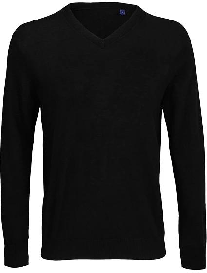 NEOBLU Sullivan Men Pánsky sveter s výstrihom do V 24.3987 deep black NEOBLU Sullivan Men Pánsky sveter s výstrihom do V 24.3987 deep black
