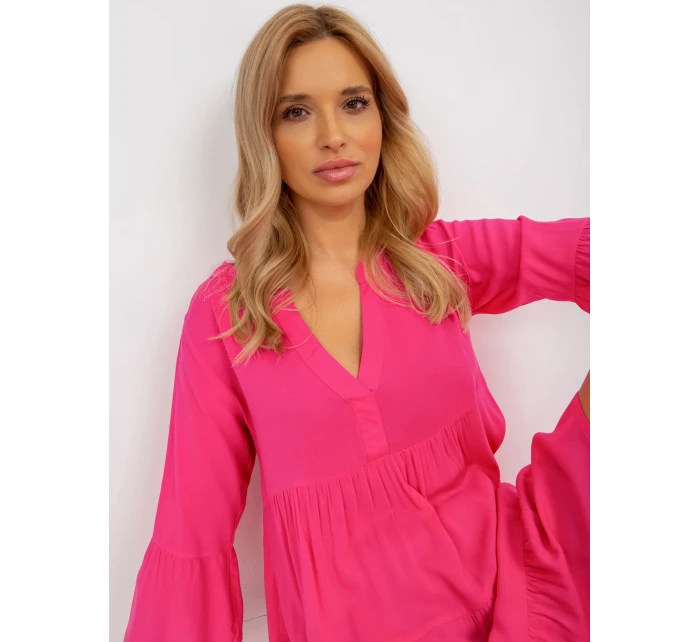 Šaty D73761M30214B fuchsiová