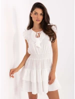 Sukienka MI SK model 21204690 biały - FPrice Sukienka MI SK model 21204690 biały - FPrice
