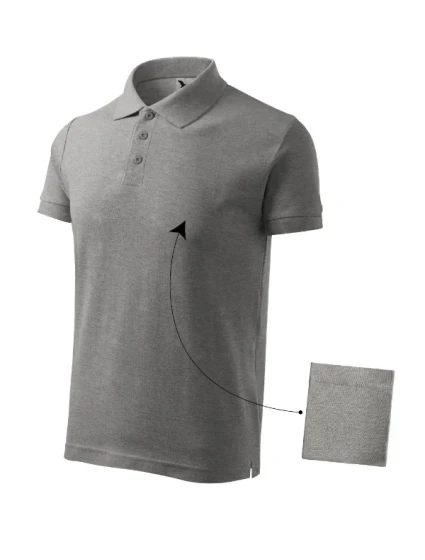 Bavlnená pánska polokošeľa tmavosivá Bavlnená pánska polokošeľa tmavosivá