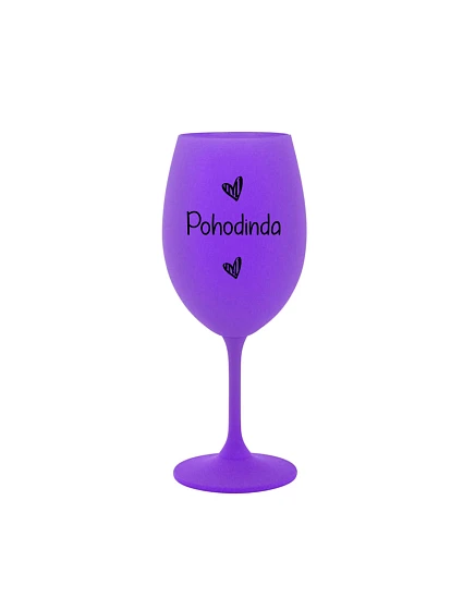 model 22147815 fialová sklenice na víno 350 ml - Giftela
