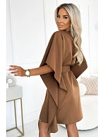 Dámské šaty SOFIA model 22384863 cappuccino - numoco Dámské šaty SOFIA model 22384863 cappuccino - numoco