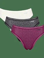 sloggi GO Crush High leg C3P – čierna kombinácia – SLOGGI čierna kombinácia – SLOGGI