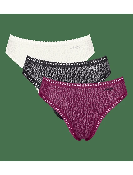 sloggi GO Crush High leg C3P – čierna kombinácia – SLOGGI čierna kombinácia – SLOGGI sloggi GO Crush High leg C3P – čierna kombinácia – SLOGGI čierna kombinácia – SLOGGI