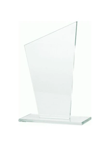 Sklenená trofej s matným podstavcom