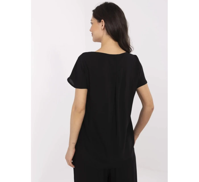 Blúzka D73761M11171B čierna