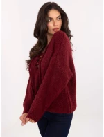 Sweter MI SW model 21471663 bordowy - FPrice