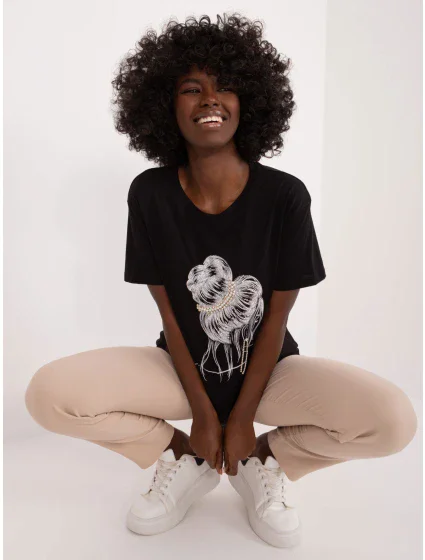 Tričko PM TS 7503.84 čierne Tričko PM TS 7503.84 čierne