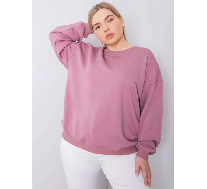 Mikina RV BL 6316.16X tmavo ružová