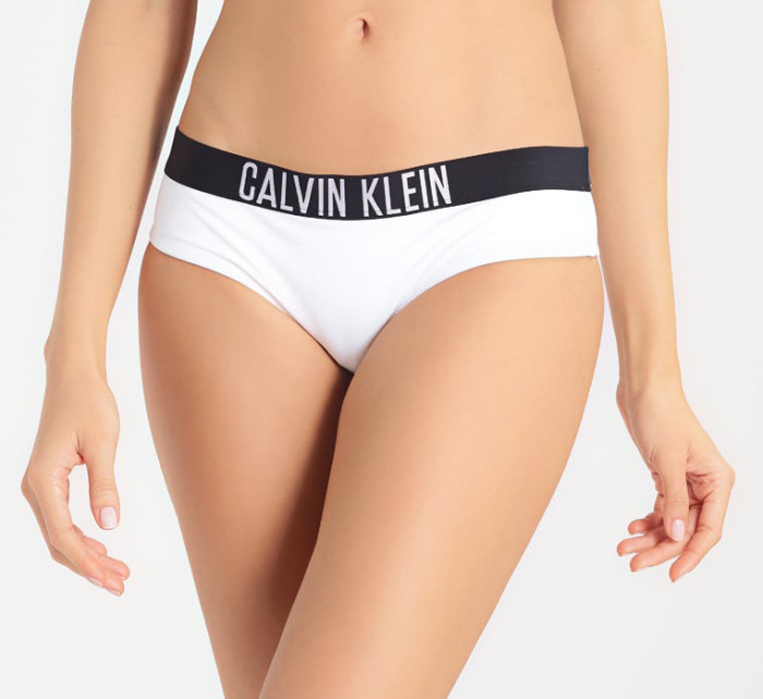 Spodný diel plaviek KW0KW00221-100 biela - Calvin Klein