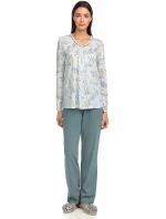 Klasické dámské pyžamo Tina  gray s model 16257670 - Vamp