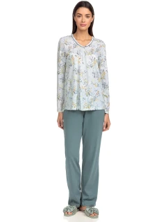 Klasické dámské pyžamo Tina  gray s model 16257670 - Vamp