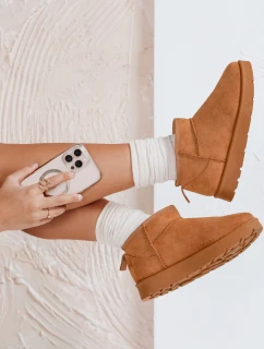 Dámské sněhule na platformě camel model 21992200 - Dstreet