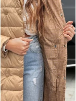 Dámský zimní kabát velbloudí Dstreet model 21994716 - FashionStreet