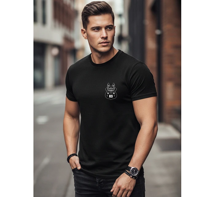 Pánske tričko s minimalistickou potlačou K9 NX083R