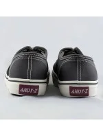 Tmavě šedé šněrovací dámské tenisky model 17134057 - ANDY-Z