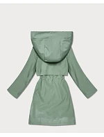 Dámska ľahká šedo-zelená bunda Goodlookin s podšívkou (KK60407-3#)