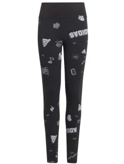 Detské legíny JG Bluv Q3 Tight Jr IA1567 - Adidas