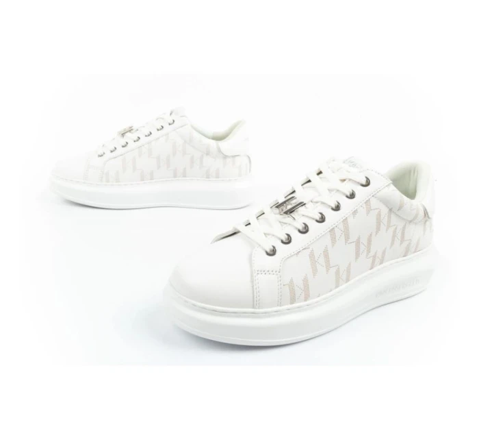 model 21356731 pánské tenisky kožené bílé - Karl Lagerfeld