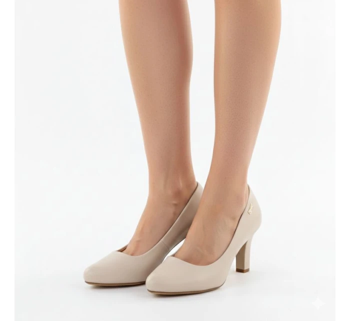 Dámské lodičky na podpatku s pásky Sergio model 21906139 - LEONE